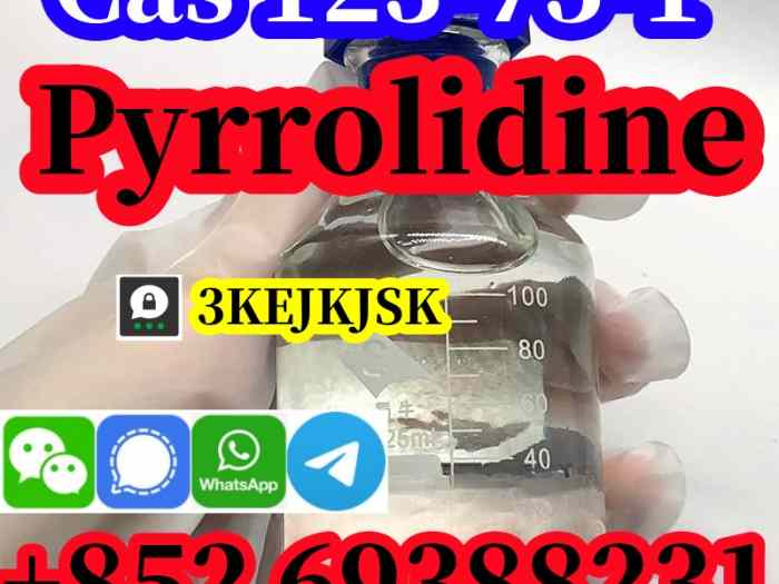 Fabricant chinois de pyrrolidine Cas 123-75-1, qualité garantie 3