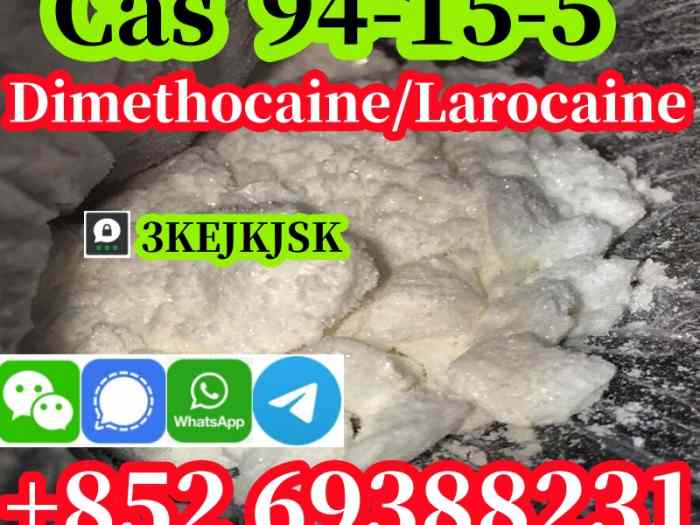 Poudre de diméthocaïne de qualité garantie Cas 94-15-5 Fabricant chinois 1