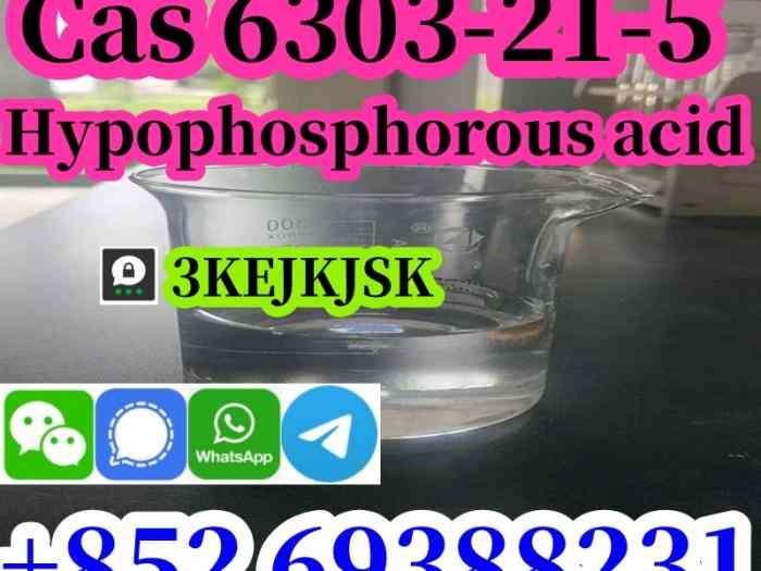 Acide hypophosphoreux à 50 % Cas 6303-21-5 Livraison en toute sécurité et qualité garantie 2