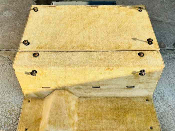 Cache moteur 3 parties Renault R5 T2 Beige TBE 1