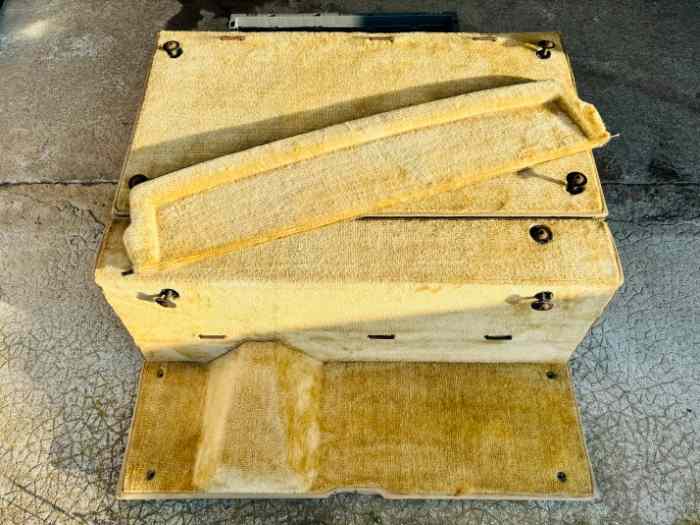 Cache moteur 3 parties Renault R5 T2 Beige TBE 0