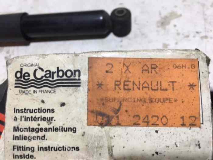 AMORTISSEURS DE CARBON R 5 GT TURBO COUPE 1