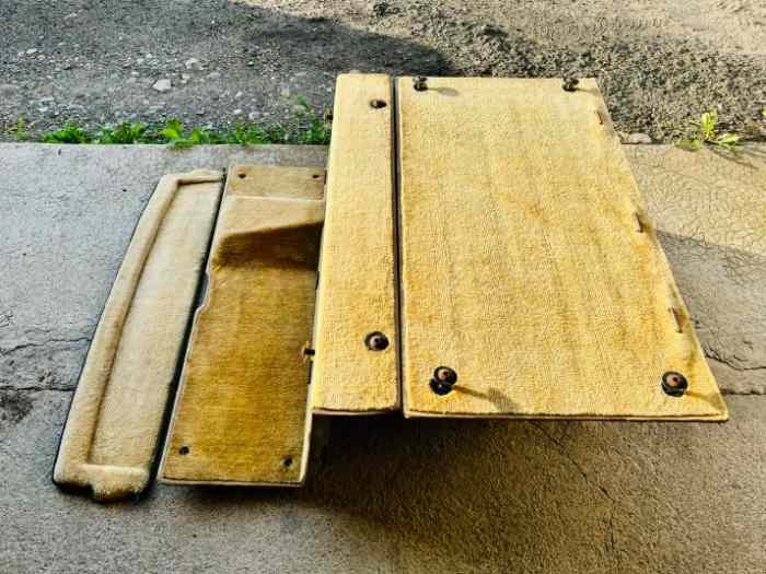 Cache moteur 3 parties Renault R5 T2 Beige TBE 2