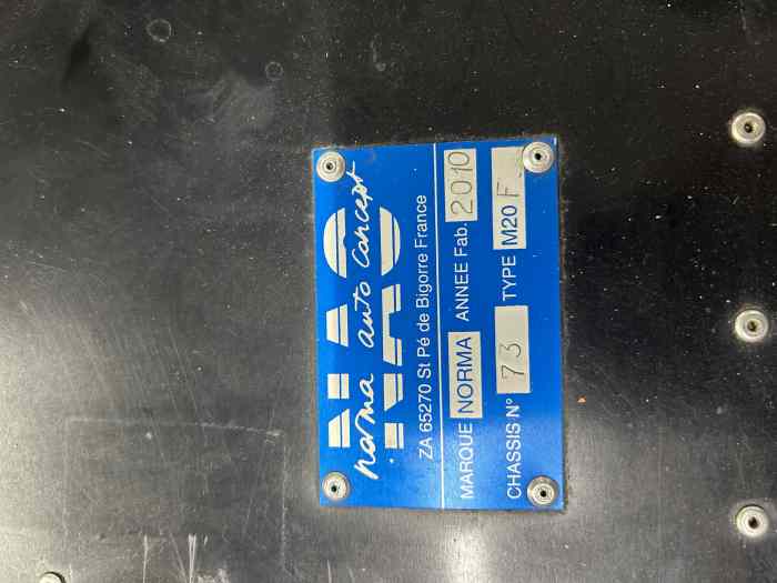 CHASSIS NORMA M20F 1