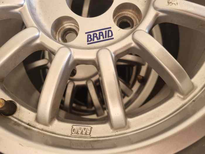 Jantes Braid Golf 6 pouces avec pneus W7 pirelli 13 pouces 1