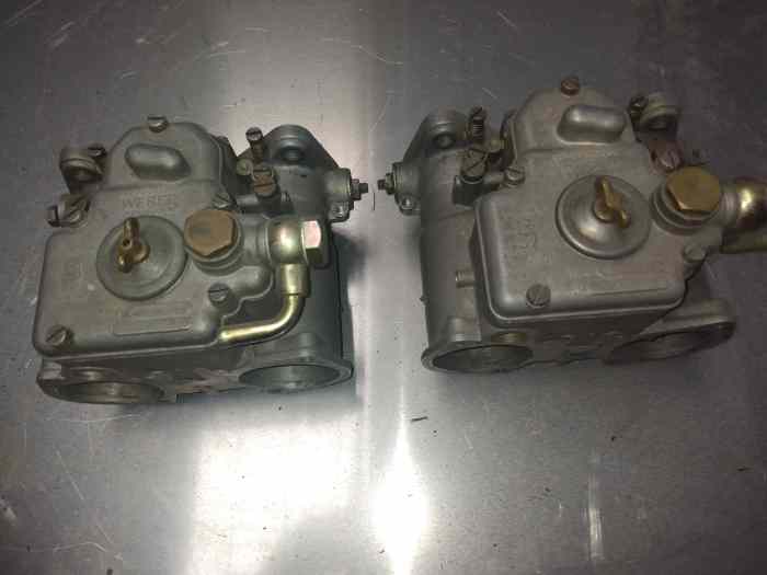 2 Carburateurs Weber double corps 45 0