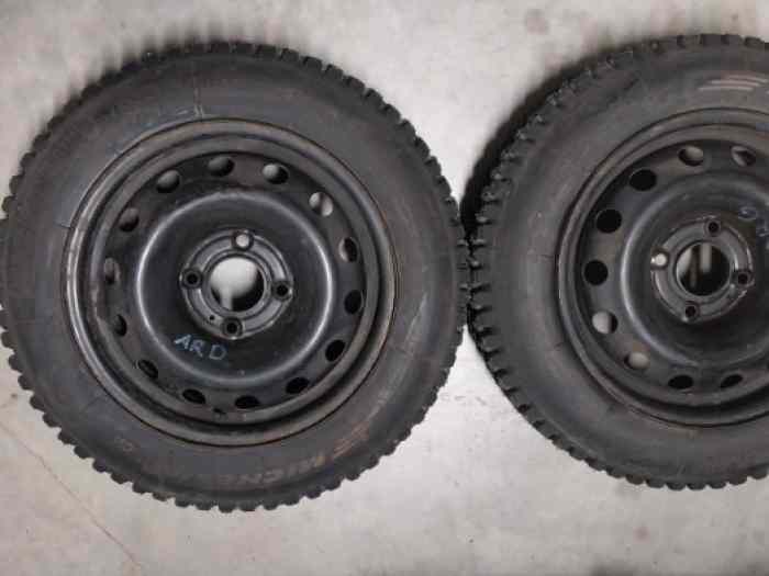 4 pneus neige michelin C51 14 pouces 1