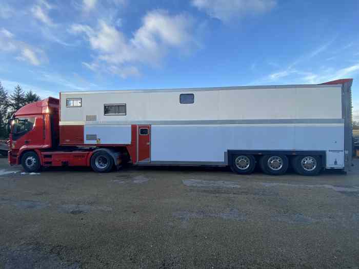 Ensemble Iveco + Semi porte voiture + motorhome 0