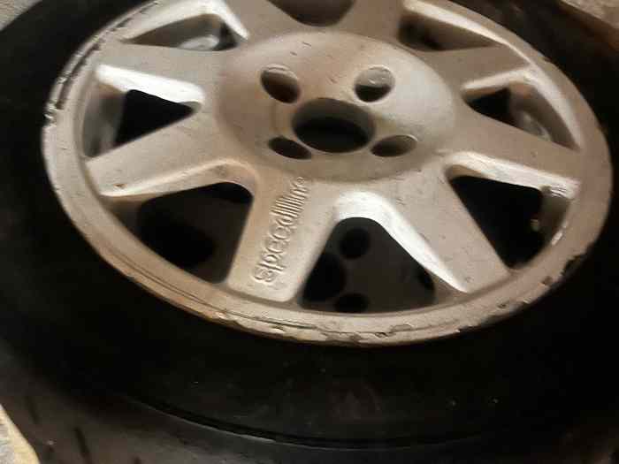 8 Jantes 106 kitcar + pneus Hankook 2