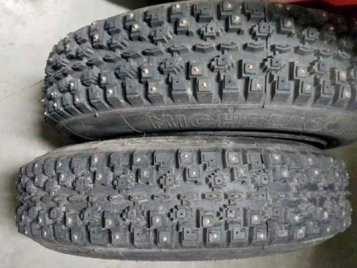 4 pneus neige michelin C51 14 pouces