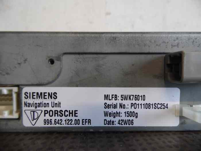 LECTEUR DVD NAVIGATION 99664212200EFR PORSCHE 996 & 986 5