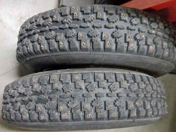 4 pneus neige michelin C51 14 pouces 2