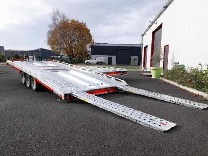 PROMO DESTOCKAGE * Remorque porte-voiture PRO Brian James T6 neuve 1
