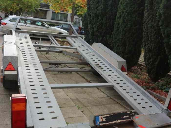 Remorque porte voiture double essieu 1800kg 5