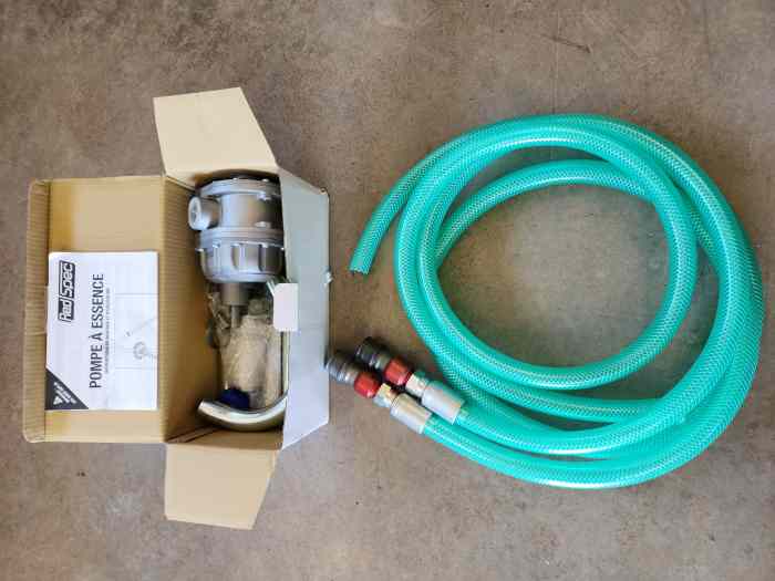 Pompe ravitaillement essence FIA, Raccord SPT12, Complète, Neuve 1