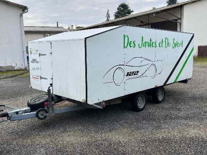 Remorque Fermée 4,75mx2x10m (essieux n...