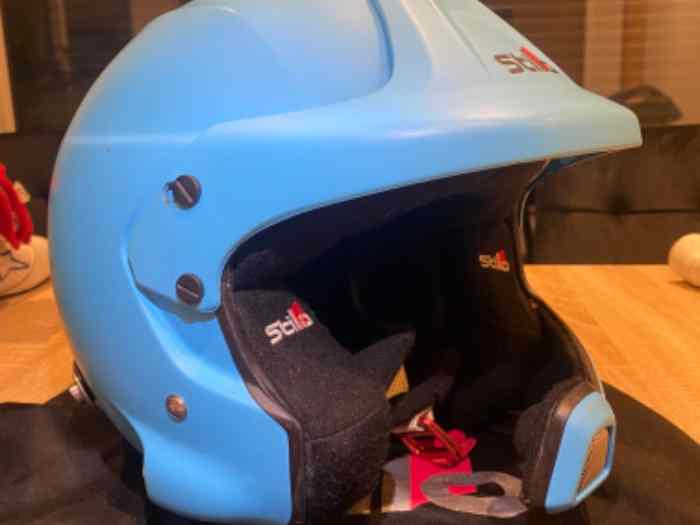 Casque Stilo WRC DES bleu mat 0