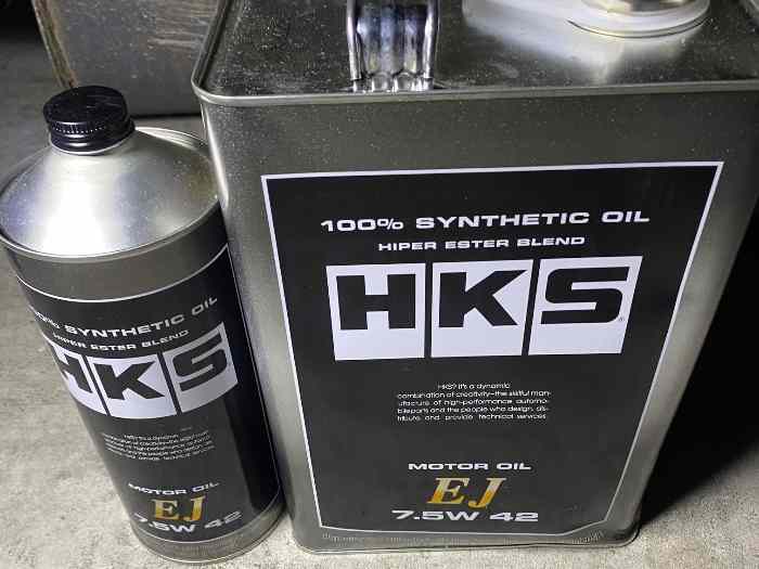 Huile moteur HKS Subaru EJ 7.5w42