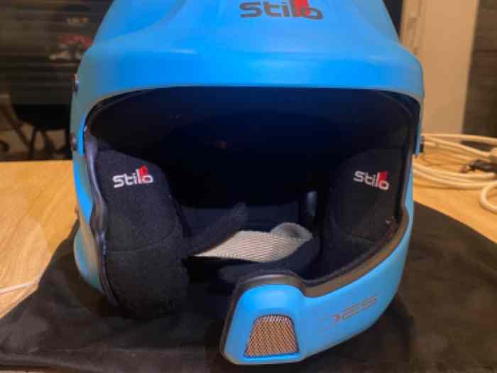 Casque Stilo WRC DES bleu mat 1