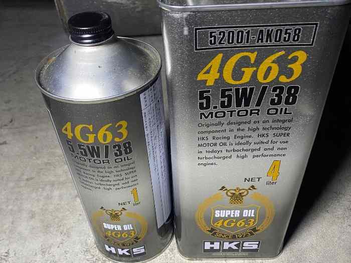 Huile moteur HKS 4G63 5.5W38 Mitsubishi Lancer Evolution 1