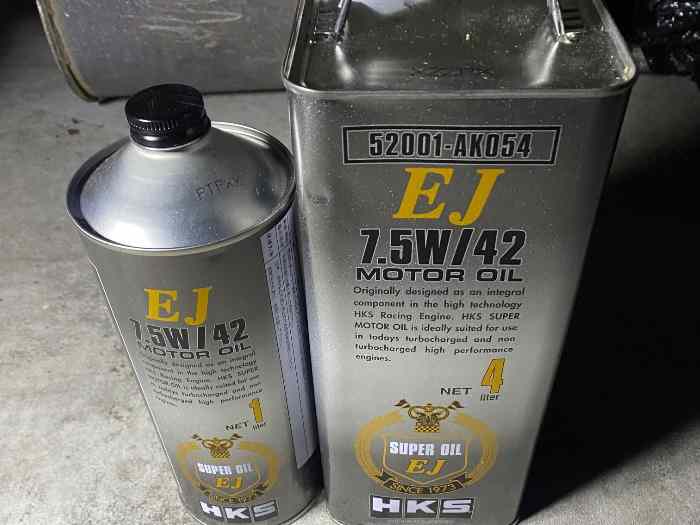 Huile moteur HKS Subaru EJ 7.5w42 1
