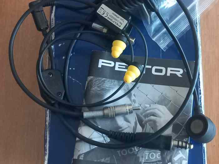 Intercom Peltor kit ear plug casque