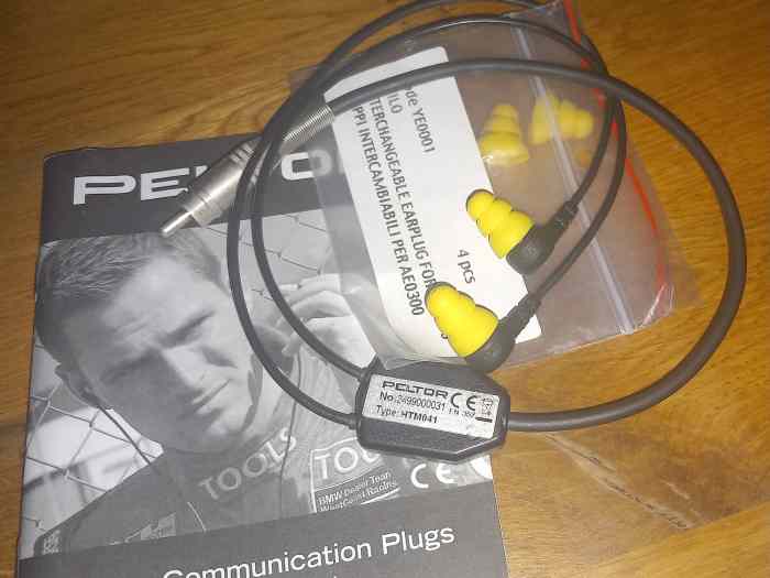 Intercom Peltor kit ear plug casque 2