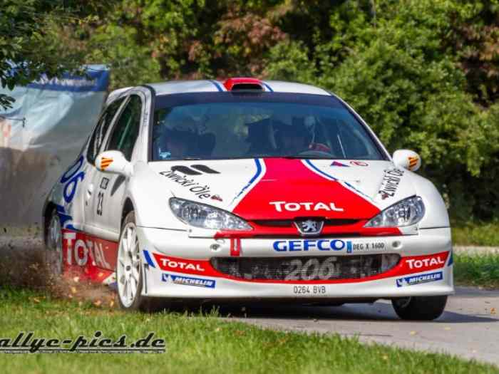 Peugeot 206 Super1600 S1600 No. 50 ex usine Bouffier ERC Version 2006 toutes EVOs