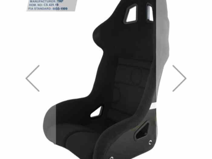 Baquet homologué 2