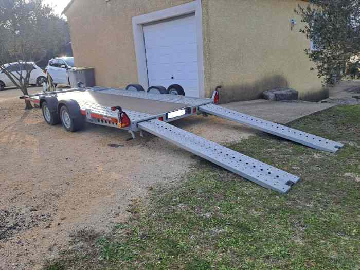 Remorque porte voiture Brian James A4 4,5m x 2m 3T année 2023 2