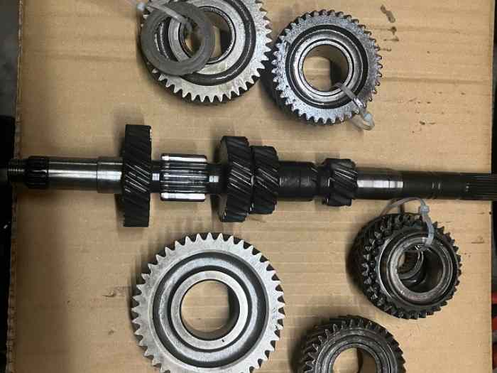 Pignonnerie courte pour boite JR5 (Twingo RS) 2