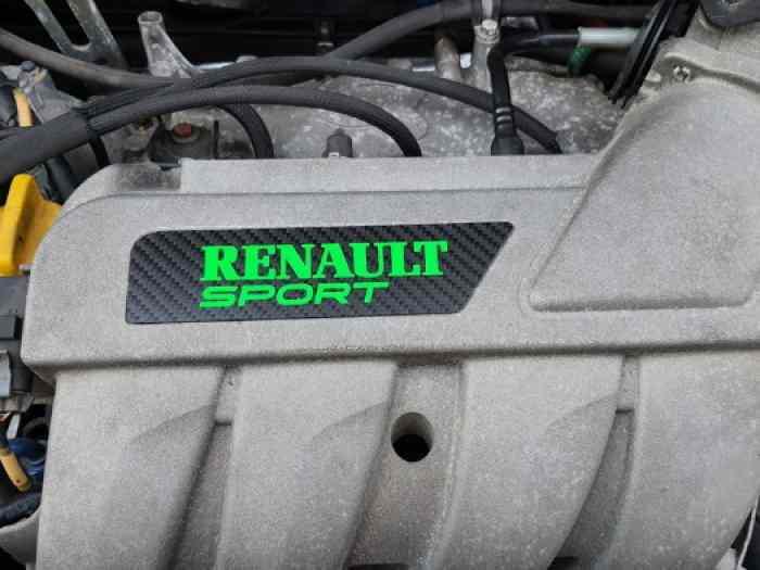 Renault Clio 3 RS Plaque moteur Carbone 1