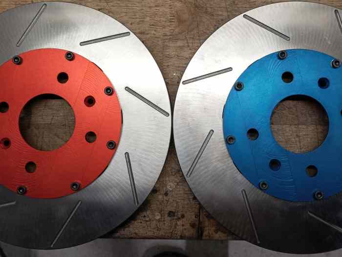 Disques de frein 288x28 sur bols alu 1