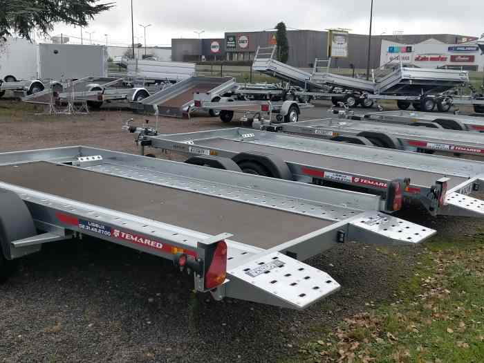 Remorque porte-voiture 1800 Kg sans permis 1