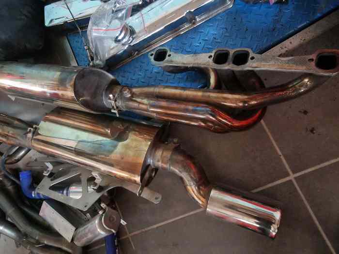 Vends V8 chevrolet avec boite Porsche G50 pour central arrière 1