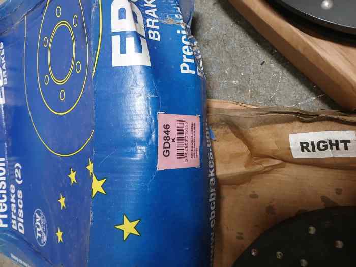 Disque de frein 406v6 283mm 2