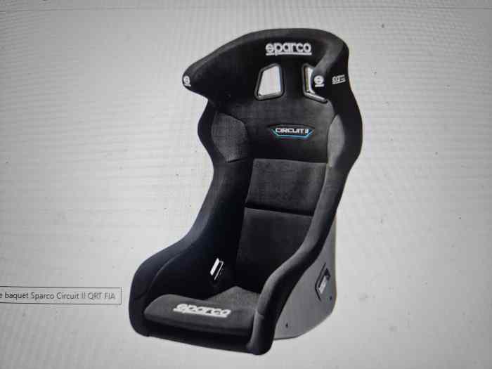BAQUET SPARCO NEUF fin 2029