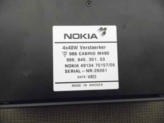 AMPLIFICATEUR AUDIO 98664530103 PORSCHE BOXSTER 986 1