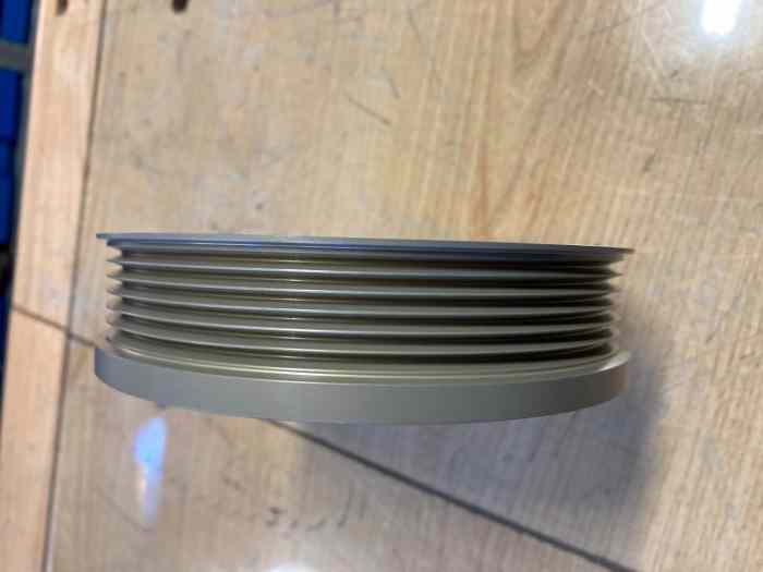 POULIE VILO DAMPER ALU NEUVE VW GOLF 3 GTI 16V, AUDI et SEAT MOTEUR ABF 2L - montage origine 2