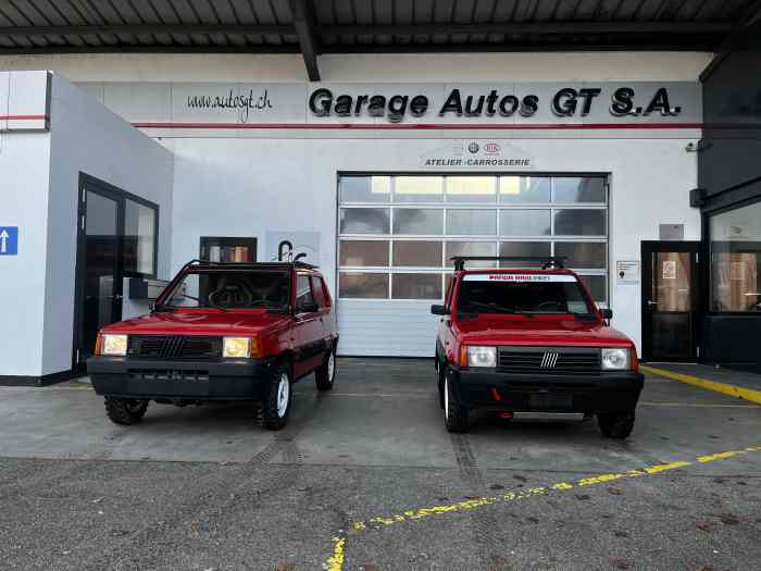 2x Fiat Panda 4x4 + Matériel Rally Rai...