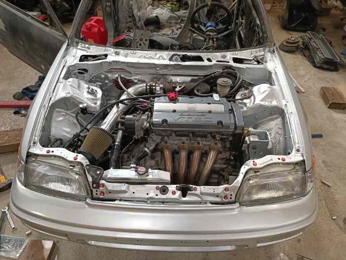 Honda CRX Swap H22 Piste