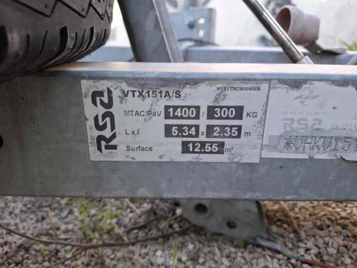 Remorque porte voiture basculante 2