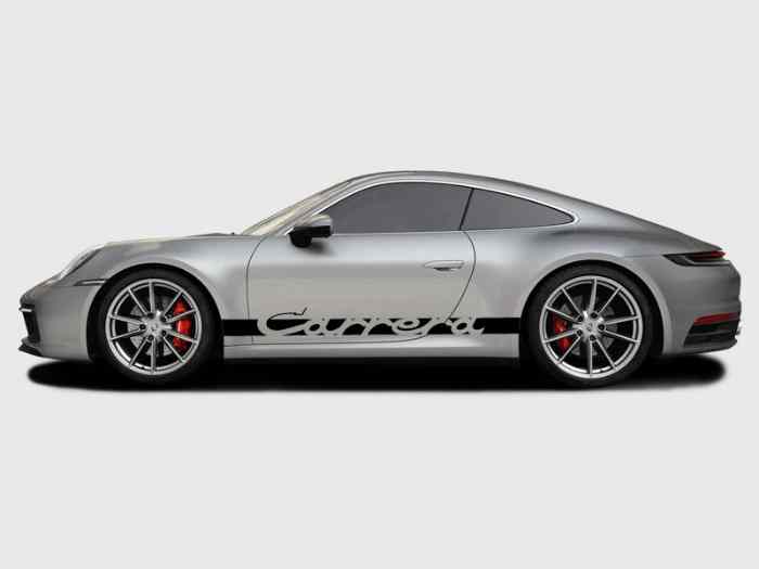 DECORATION PERSONNALISATION PORSCHE LOGO CARRERA 3