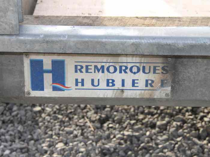 remorque porte voiture Hubière double essieu 5