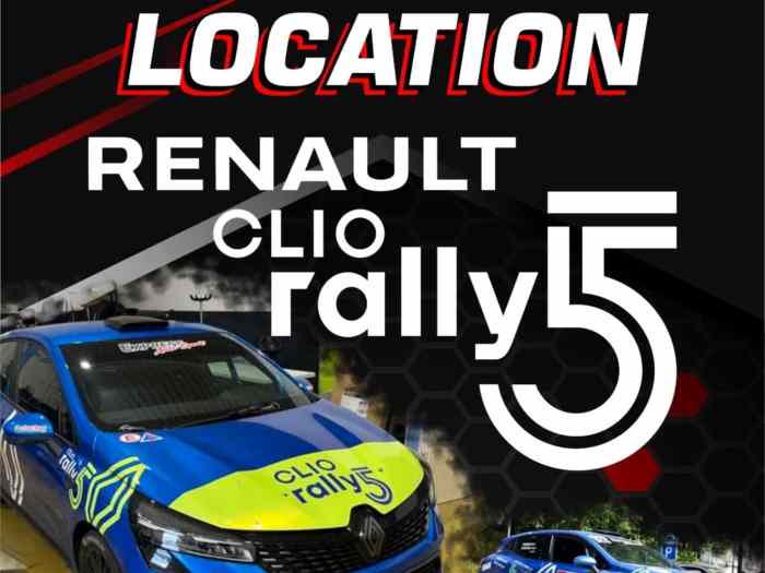 Location Clio V Rally5 Asphalte/Terre 1