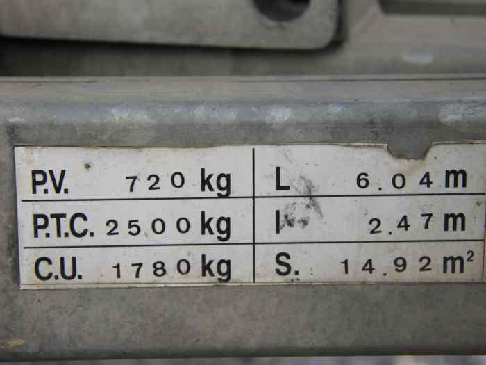 remorque porte voiture Hubière double essieu 4