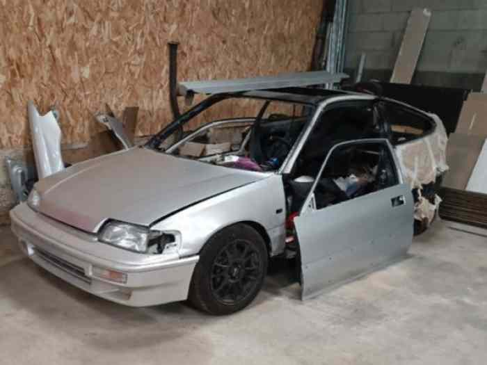 Honda CRX Swap H22 Piste 2