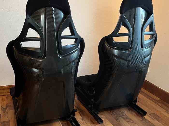 2x sièges baquets carbone Porsche 997 clubsport gt3 / gt3 rs sitze seats 2