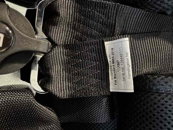 Baquet Atech racing Extreme-S2 8855-1999 + Harnais TURN ONE Speed 6 points FIA 8853-2016 Noir 4