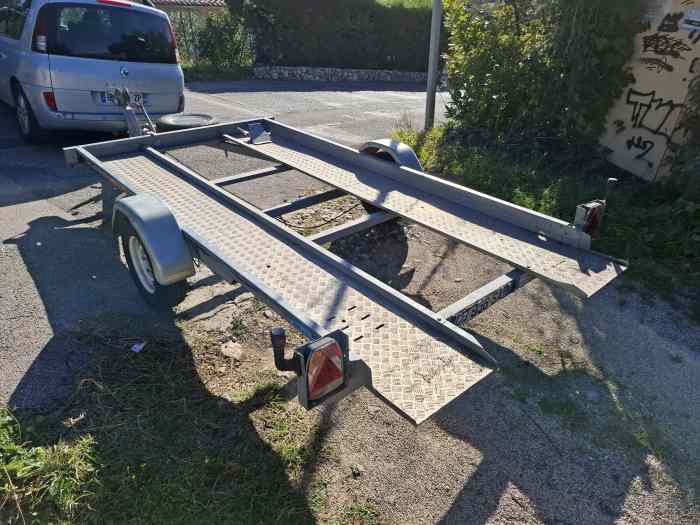 Remorque porte voiture basculante 1